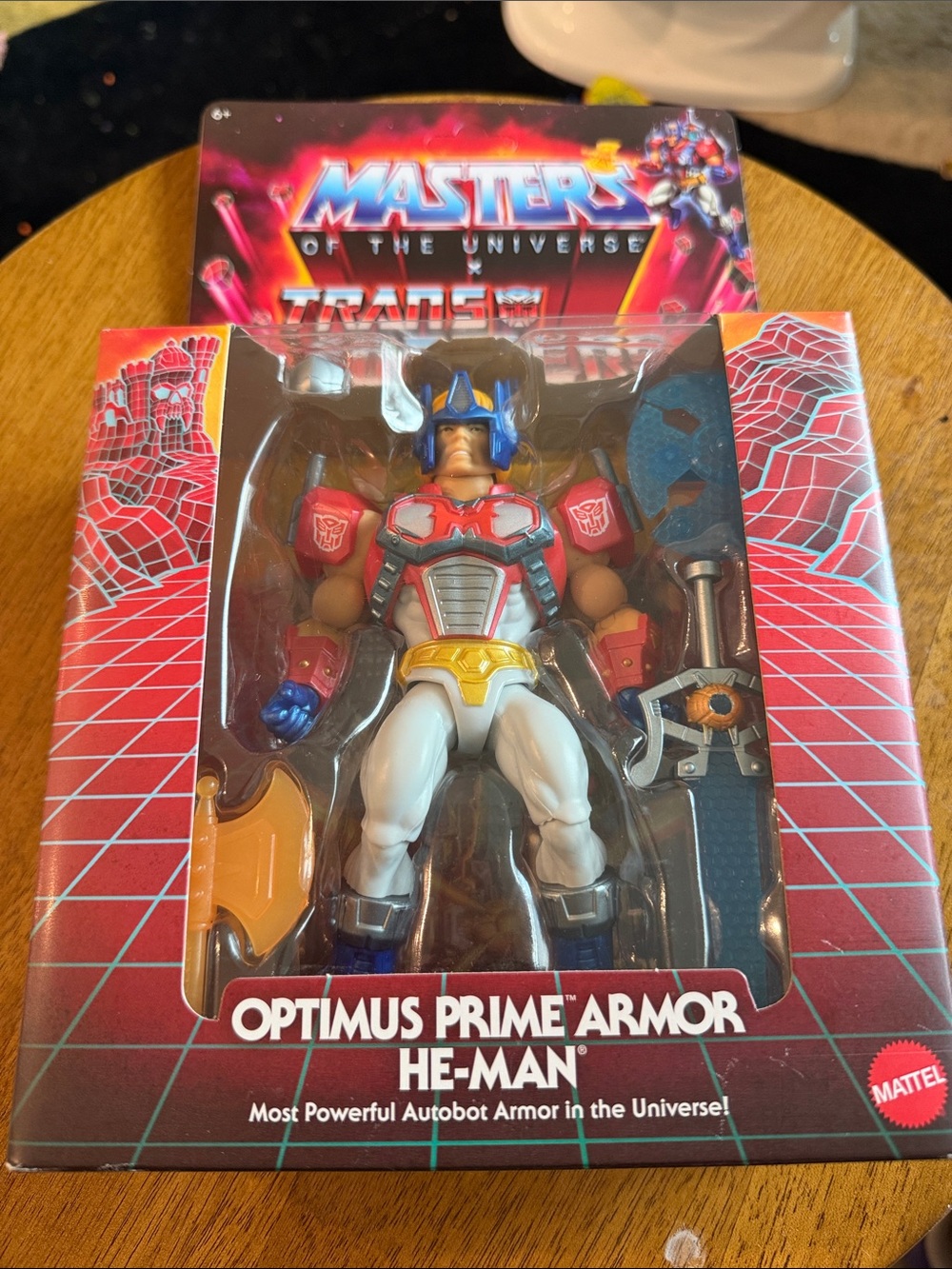 Masters of the Universe x Transformers Optimus Prime Armor He-Man (Mattel)